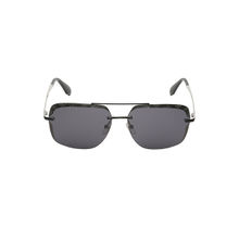 adidas Grey Lens Square Rimless Square Black Frame Sunglasses (62)