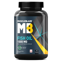 MuscleBlaze Fish Oil 1000mg Capsules