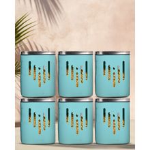 Glasafe Borosilicate Glass Container, Mellow Mist, 900ml (Pack of 6)