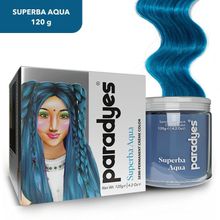 Paradyes Ammonia Free Semi-Permanent Hair Color Classic Colors - Superba Aqua