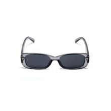 Mespee Grey Rectangular Full Plastic Stylish UV Protected Sunglasses (53)