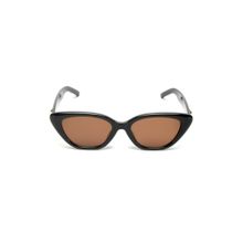 Mespee Brown Black Cat Eye Full Plastic Stylish UV Protected Sunglasses (54)