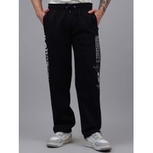 Free Authority Official Dragon Ball Z Anime Printed Cotton Blend Black Trackpant