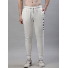 Free Authority Official Friends Printed Cotton Blend Off White Joggers