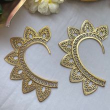 Studio One Love Gold-Plated Ear Cuff Earrings