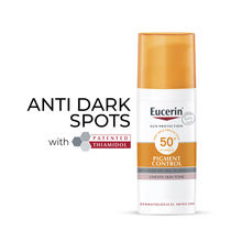 Eucerin Pigment Control Sunscreen Fluid SPF50+ Has Thiamidol Prevent & Reduce Darkspot Is Nonsticky