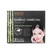 VLCC Activated Bamboo Charcoal Facial Kit Balanced & Glowing Skin