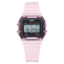 Zoop Unisex Clear Series Black Dial Polycarbonate Strap Digital Watch - 16049PP03 (M)
