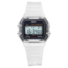 Zoop Unisex Clear Series Black Dial Polycarbonate Strap Digital Watch - 16049PP04 (M)