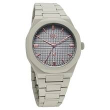 Fastrack Men Vyb Drop 4 Grey Dial Metal Strap Analog Watch - FV30015QM01W (M)