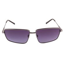 Xpres Blue Color Sunglasses Rectangle Shape Full Rim Gray Frame