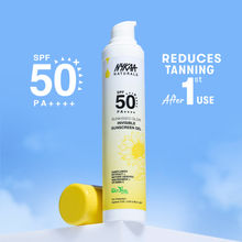 Nykaa Naturals SUNKISSED GLOW Invisible Sunscreen Gel SPF 50 PA++++ with Niacinamide and Vitamin C