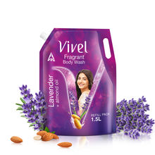 Vivel Fragrant Body Wash Lavender & Almond Oil Shower Gel Supersaver XL Refill Pouch