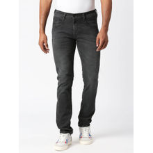Pepe Jeans Men Vapour Mid Waist Light Fade Black Jeans