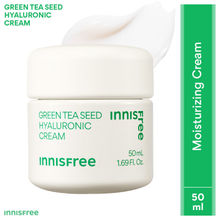 Innisfree Green Tea Seed Cream - Hydrating & Soothing Moisturizer With Hyaluronic Acid