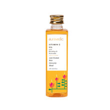 AuraVedic Vitamin C Oil with Vitamin C, Vitamin E Oil, Avocado Oil and Grapeseed Oil