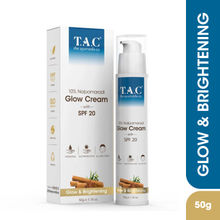 TAC - The Ayurveda Co. 10% Nalpamaradi Face Moisturizing Glow Cream With SPF 20 for Skin Brightening