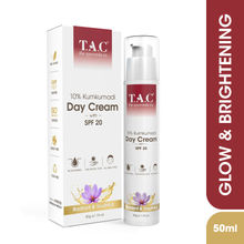 TAC - The Ayurveda Co. 10% Kumkumadi Day Cream Moisturizer With Saffron, SPF 20 for Glowing Skin
