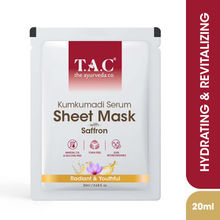 TAC - The Ayurveda Co. Kumkumadi Serum Sheet Mask with Saffron