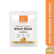 TAC - The Ayurveda Co. Vitamin C Serum Sheet Mask with Liquorice
