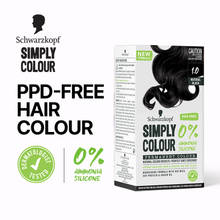 Schwarzkopf Simply Colour Permanent Hair Colour For 100% Grey Coverage - 1.00 Natural Black