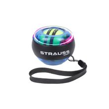 Strauss Wrist Gyro Ball | Ideal for Wrist Training Strengthening Arms Fingers (Blue & Yellow)