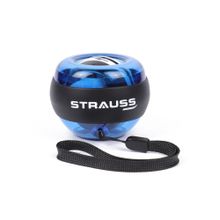 Strauss Wrist Gyro Ball | Ideal for Wrist Training Strengthening Arms Fingers (Light Blue)