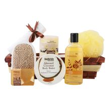 BodyHerbals Tropical Coconut Luxurious Bath & Body Skin Care Kit - Gift Sets & Combos for Women & Men