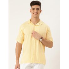 Rapra Nightwear Lime Yellow Solid Shirt