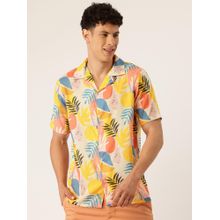 Rapra Nightwear Yellow Bloom Summer Shirt