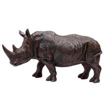 Ashnam Rhino Calf Sculpture Showpiece Bronze