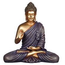 Ashnam Blessing Buddha Decorative Showpiece Purple