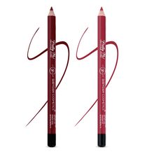 Shryoan Pretty Me Bold Lipliner & Eye Liner Pencil - Multicolor - Set Of 2
