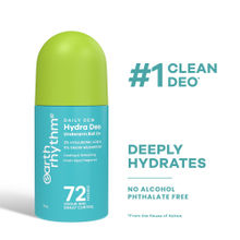 Earth Rhythm 5% AHA Detan Underarm Roll On Reduces Pigmentation Citrus Fresh No Aluminium