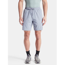 Jockey MV20 Men Recycled Microfiber Elastane Solid Active Wear Shorts - Grey