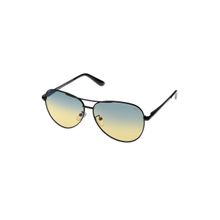 Gio Collection GM6110C07YLW 58 Aviator Sunglasses
