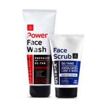 Ustraa Power Face Wash De-tan & De Tan Face Scrub