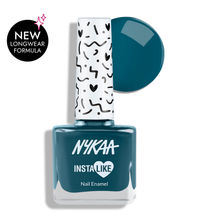 Nykaa InstaLike Long Lasting Nail Enamel - Teal TBT 369