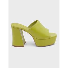 IYKYK by Nykaa Fashion Lime Green Barbiecore Chunky Platform Block Heel