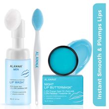 ALANNA Brighten Lip Kit 2-Step Dark Pigmentation Treatment Hydrating & Repairing For Men