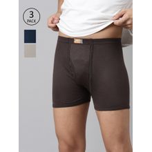 Dixcy Scott Josh Men Solid Trunks (Pack of 3)