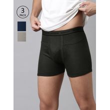 Dixcy Scott Josh Men Solid Trunks (Pack of 3)