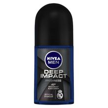 NIVEA Men Deodorant Roll On, Deep Impact Freshness, 48 h Anti Perspirant Freshness