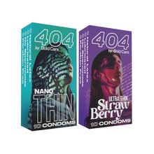 Bold Care 404 Nano & Ultra Thin Strawberry Flavored Condoms For Men