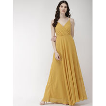 Twenty Dresses By Nykaa Fashion Yellow At The Edge Of The Desire Maxi Dress