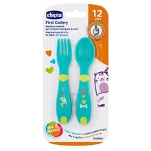 Chicco First Cutlery 12M+ (Neutral)