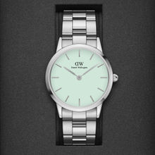Daniel Wellington Iconic Link Mint 36mm Green Dial Silver Unisex Watch