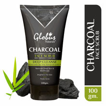 Globus Naturals Charcoal Face Scrub Deep Cleanse Enriched With Tea Tree Retinol & Lactic Acid