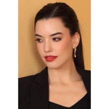 Royal Pitarah Artistic Gold Statement Earrings