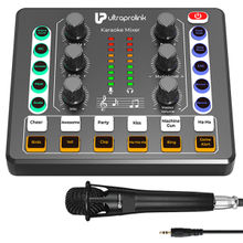 UltraProLink UM1002PRO Wireless Karaoke & Live Broadcast Mixer with Condenser Mic